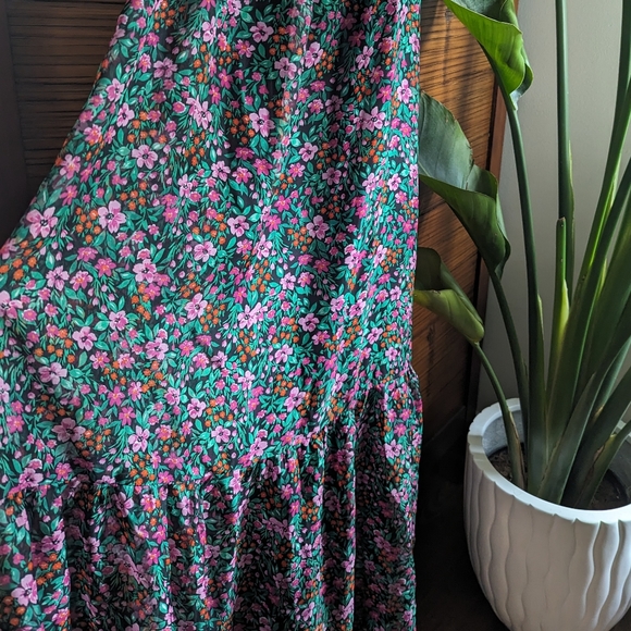 NWT Melloday Multi Color Floral Halter Maxi Women’s Dress, Size: Small - Picture 5 of 7